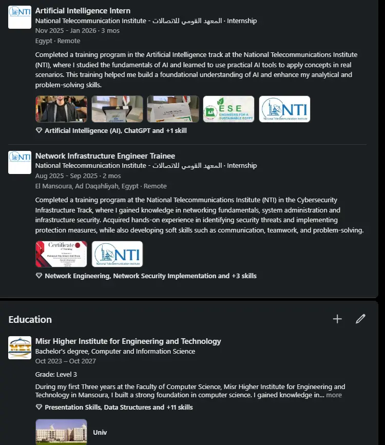 تحسين وتطوير حساب LinkedIn احترافي وشامل للبحث عن عمل