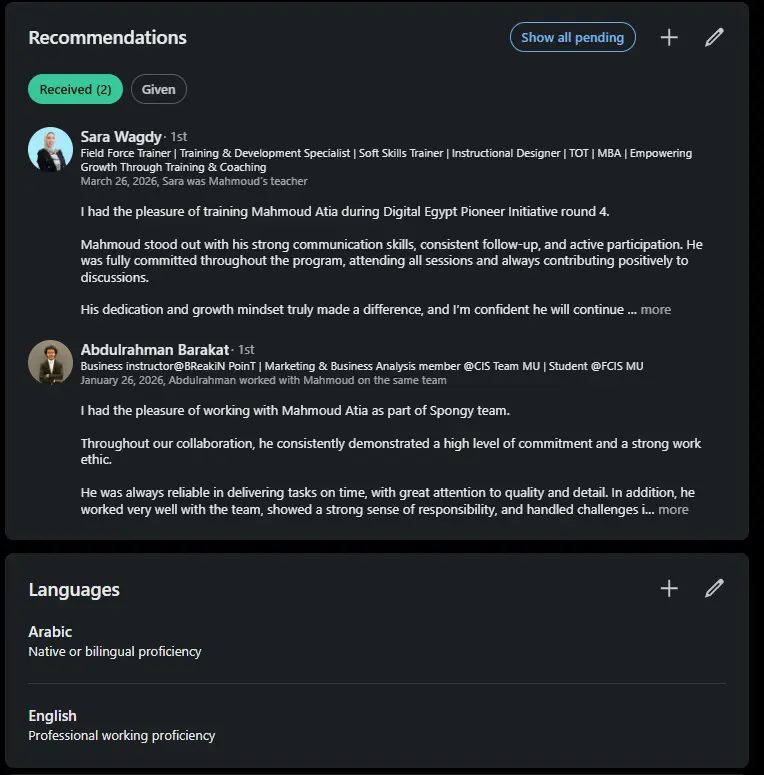 تحسين وتطوير حساب LinkedIn احترافي وشامل للبحث عن عمل