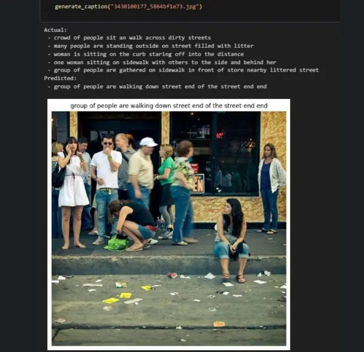 بناء موديل ذكاء اصطناعي لوصف الصور تلقائياً - Image Captioning
