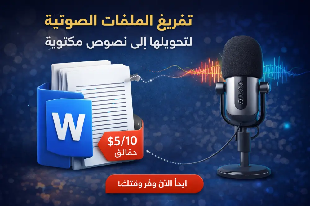 تقديم تفريغ دقيق ومنظم يضمن لك قراءة سهلة واستخدام عملي للمحتوى.