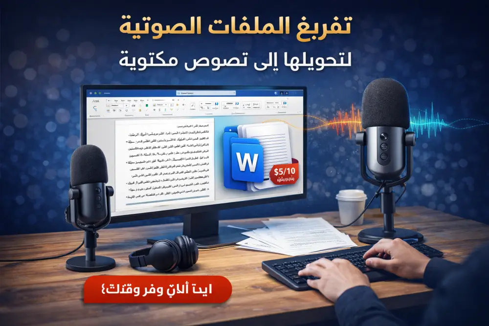 تقديم تفريغ دقيق ومنظم يضمن لك قراءة سهلة واستخدام عملي للمحتوى.