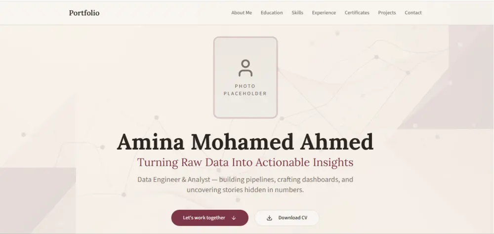 تصميم موقع Portfolio احترافي لعرض أعمالك بشكل مميز