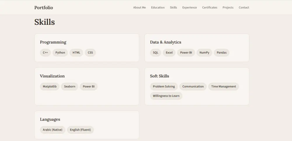 تصميم موقع Portfolio احترافي لعرض أعمالك بشكل مميز