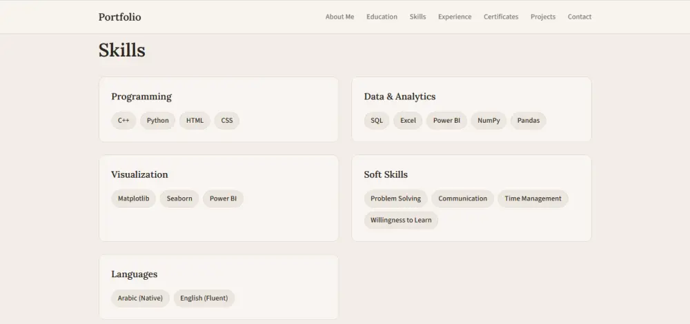 تصميم موقع Portfolio احترافي لعرض أعمالك بشكل مميز