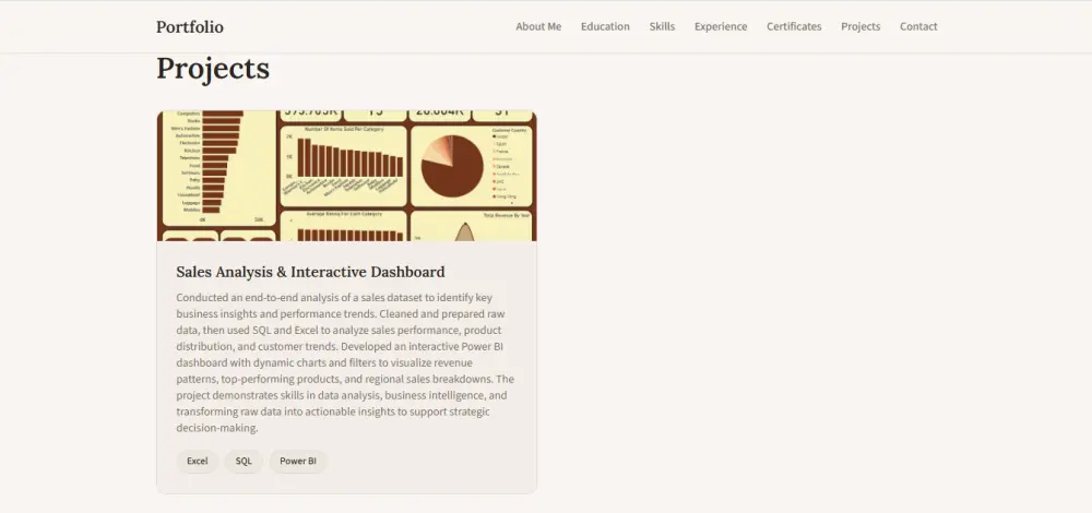 تصميم موقع Portfolio احترافي لعرض أعمالك بشكل مميز