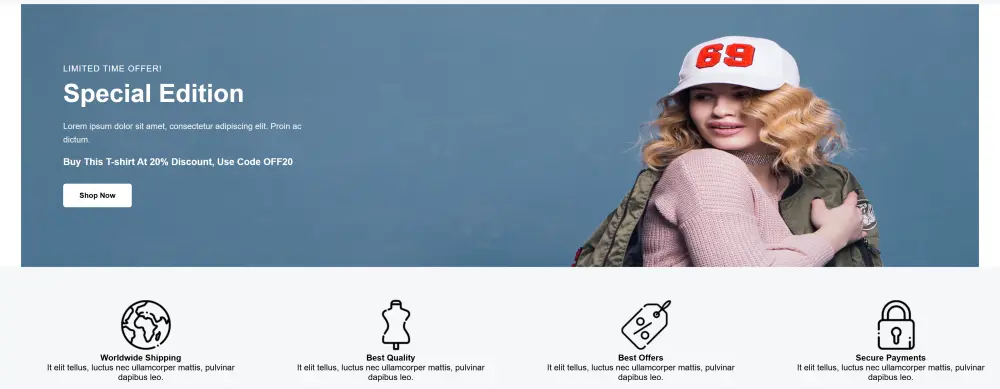 تصميم صفحة متجر إلكتروني احترافية مع فلترة المنتجات باستخدام HTML و CSS و JavaScript