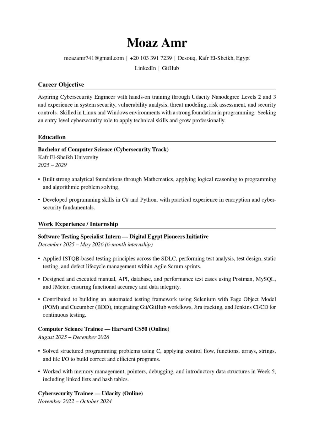 تصميم وكتابة CV احترافي متوافق مع أنظمة ATS