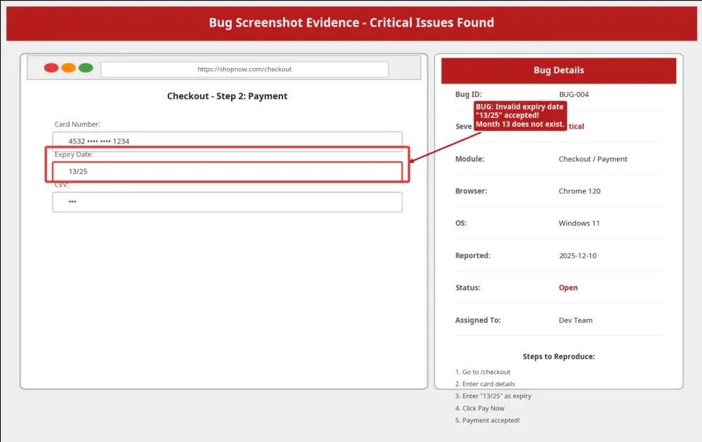 اختبار شامل لموقعك الإلكتروني واكتشاف الأخطاء (Bugs)