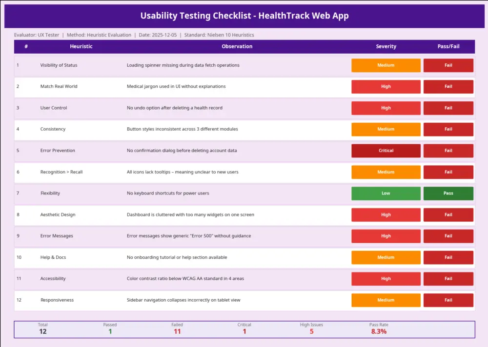 تقييم تجربة المستخدم (UX) واختبار سرعة وأداء موقعك
