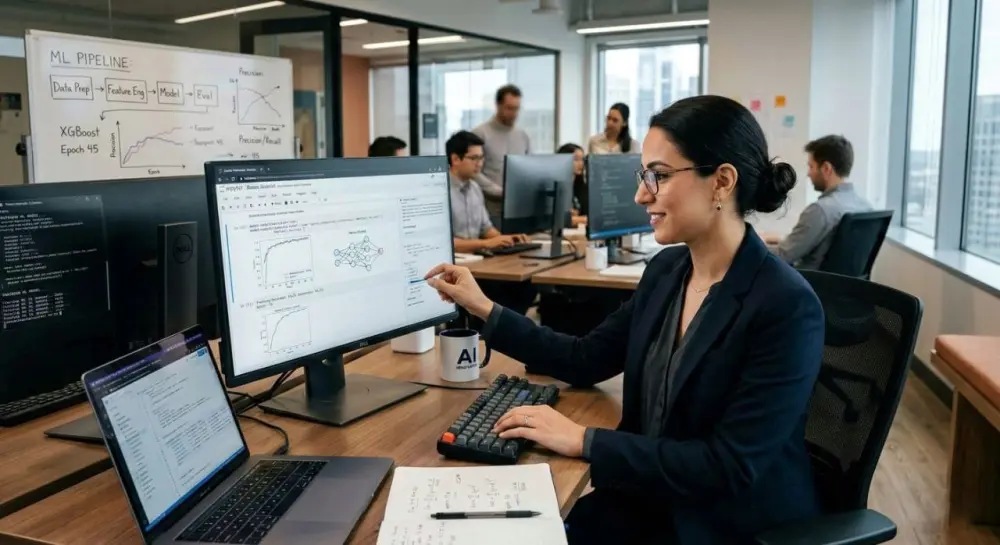 بناء نموذج تعلم آلي (Machine Learning) للتنبؤ بالنتائج باستخدام Python