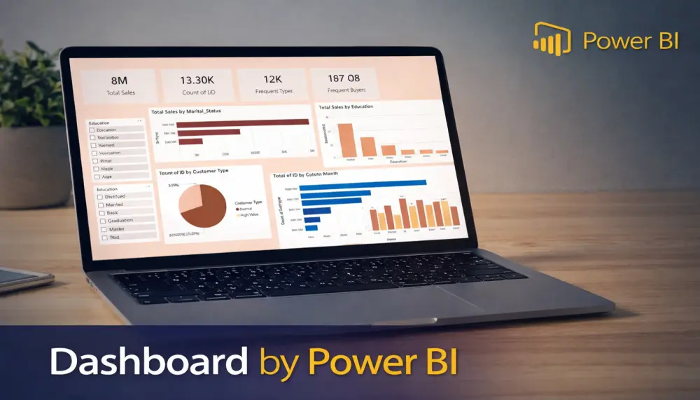 تصميم وتطوير لوحة تحكم Dashboardلتحليل البيانات باستخدام powerbi