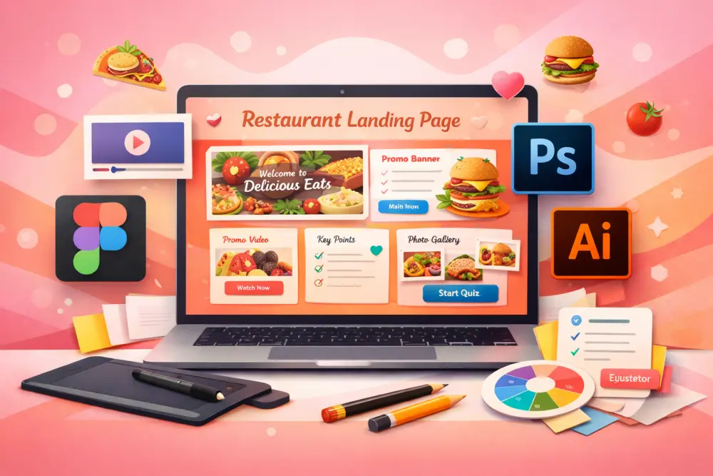 تصميم Landing Page باحترافية