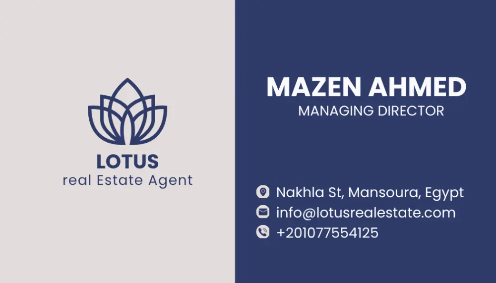 تصميم بطاقة عمل شخصية ( Business Card)