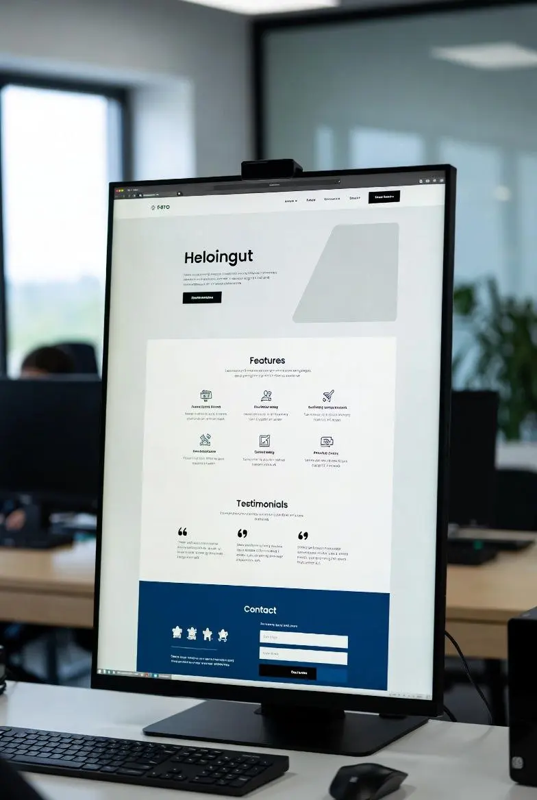 أصمم لك Landing Page احترافية متجاوبة