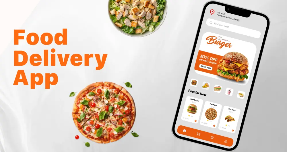 سأصمم UI UX لتطبيق توصيل طعام احترافي وحديث