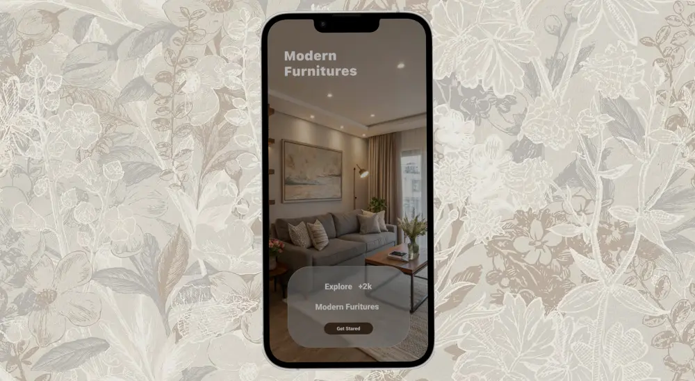 سأصمم UI UX لتطبيق ديكور حديث وفريد باحترافية عالية