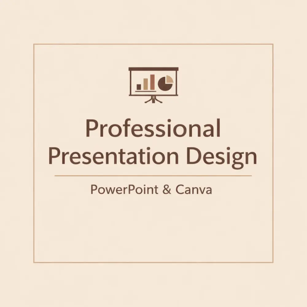 تصميم عروض تقديمية احترافية ومودرن باستخدام PowerPoint و Canva