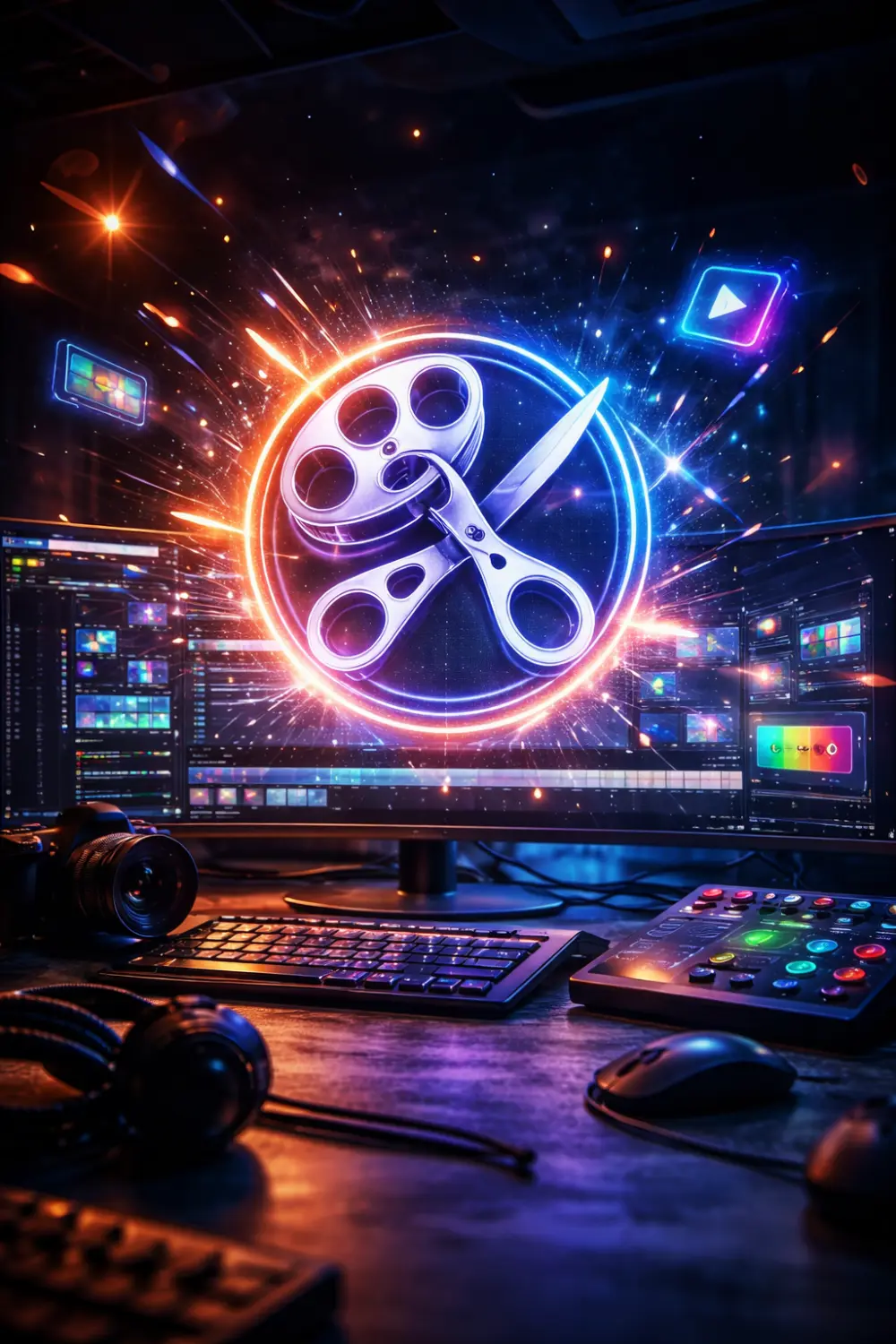 🎬 مونتاج فيديو احترافي (ريلز) او فيديوهات سوشيال ميديا (1–2 دقيقة)