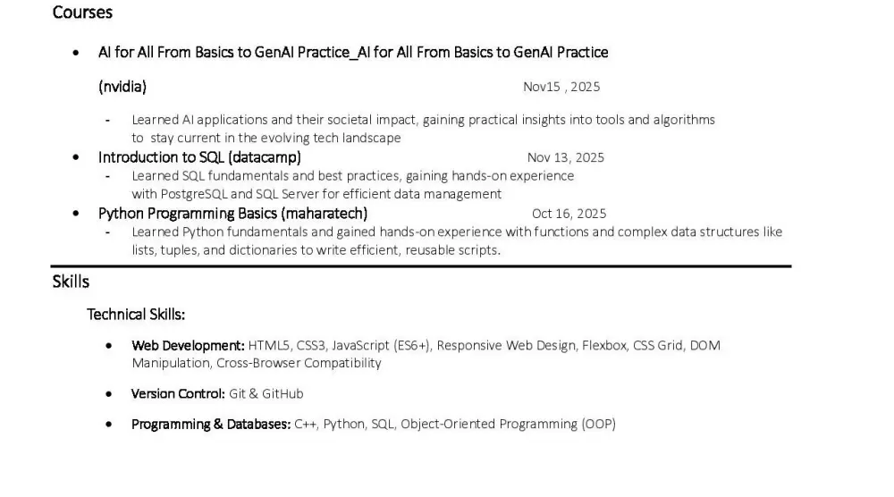 تصميم سيرة ذاتية احترافية متوافقة مع ATS
