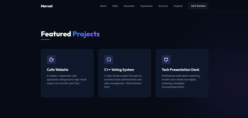 تصميم بورتفوليو شخصي احترافي يبرز مهاراتك ويجعل أعمالك تتألق