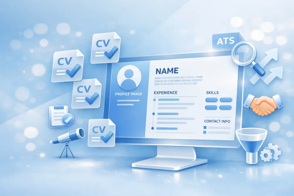 تصميم سيرة ذاتية احترافية متوافقة مع ATS