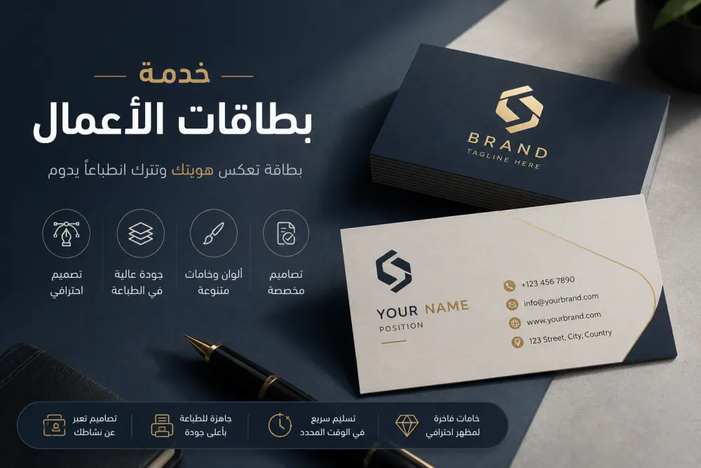 تصميم بطاقات عمل (Bussiness Card)
