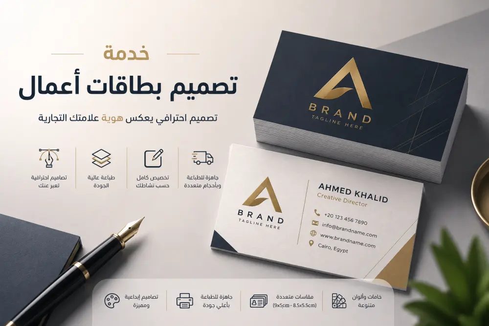 تصميم بطاقات عمل (Bussiness Card)