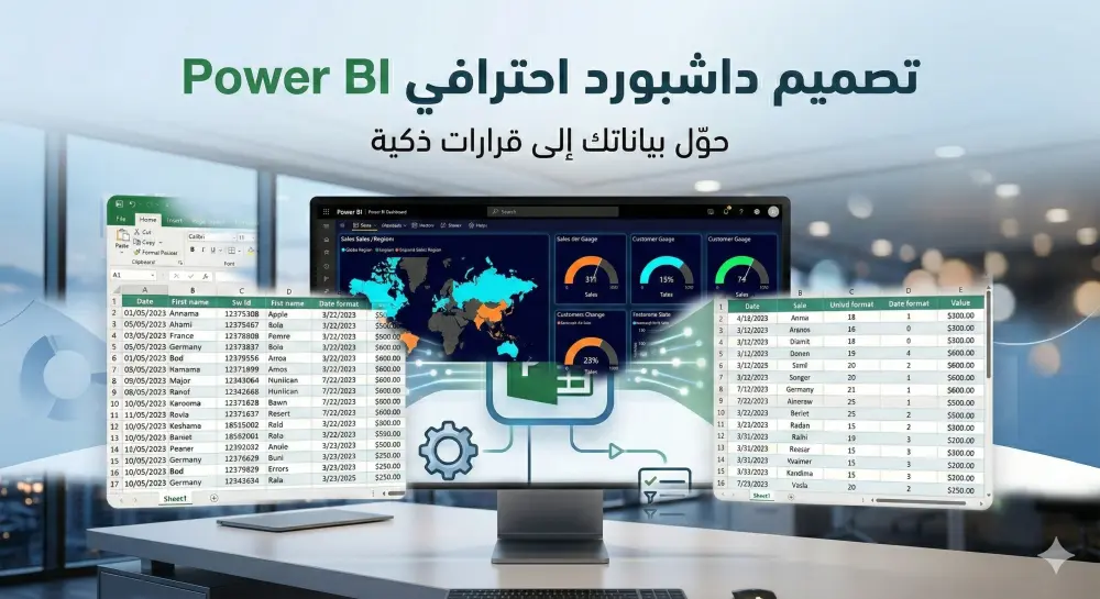 تصميم Dashboard احترافي في Power BI
