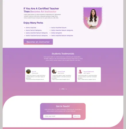 تصميم Landing Page احترافية ومتجاوبة لعرض خدماتك أو منتجك