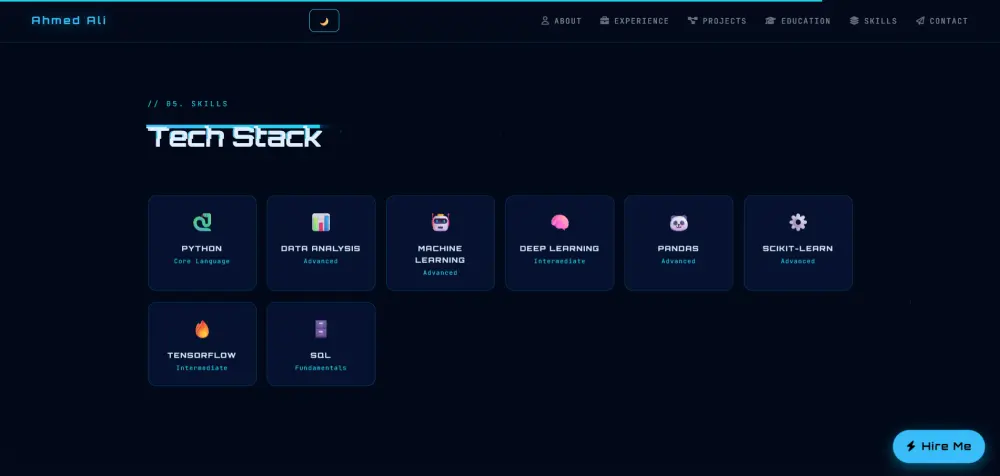 إنشاء Portfolio Website احترافي لعرض أعمالك