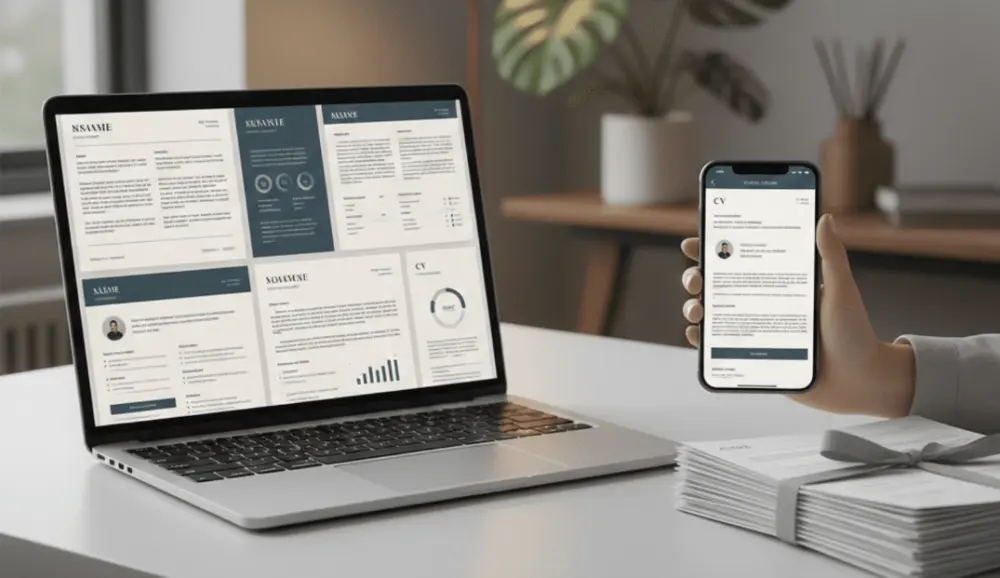 تصميم CV احترافي يساعدك في الحصول على وظيفة