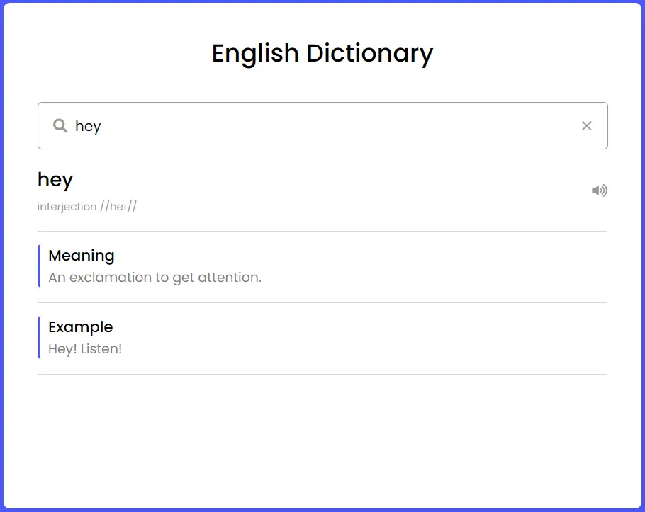 موقع قاموس إنجليزي تفاعلي للويب