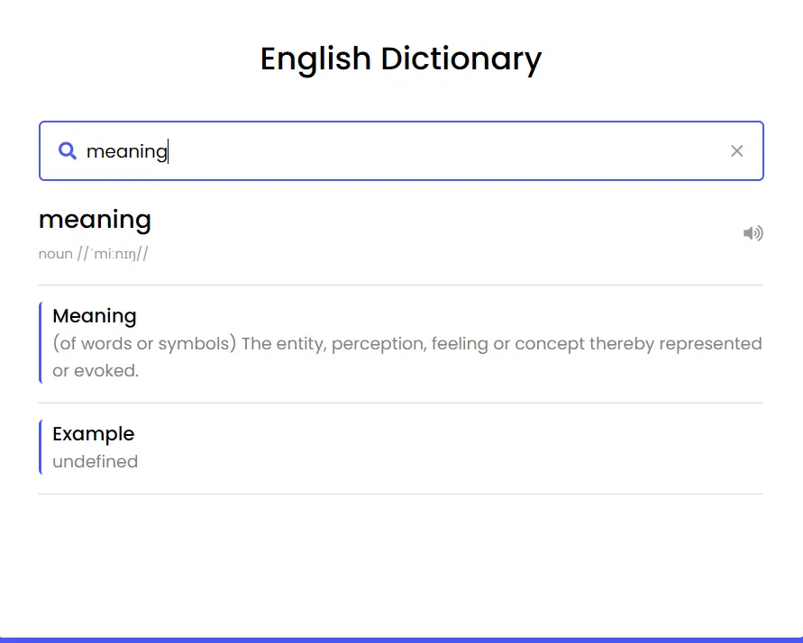 موقع قاموس إنجليزي تفاعلي للويب