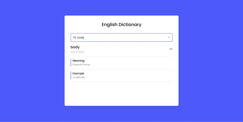 موقع قاموس إنجليزي تفاعلي للويب