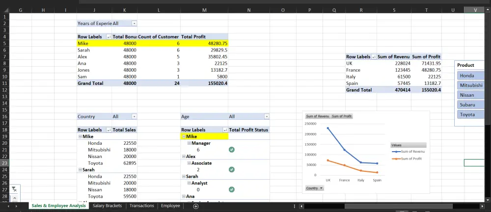 تحليل البيانات باستخدام Excel