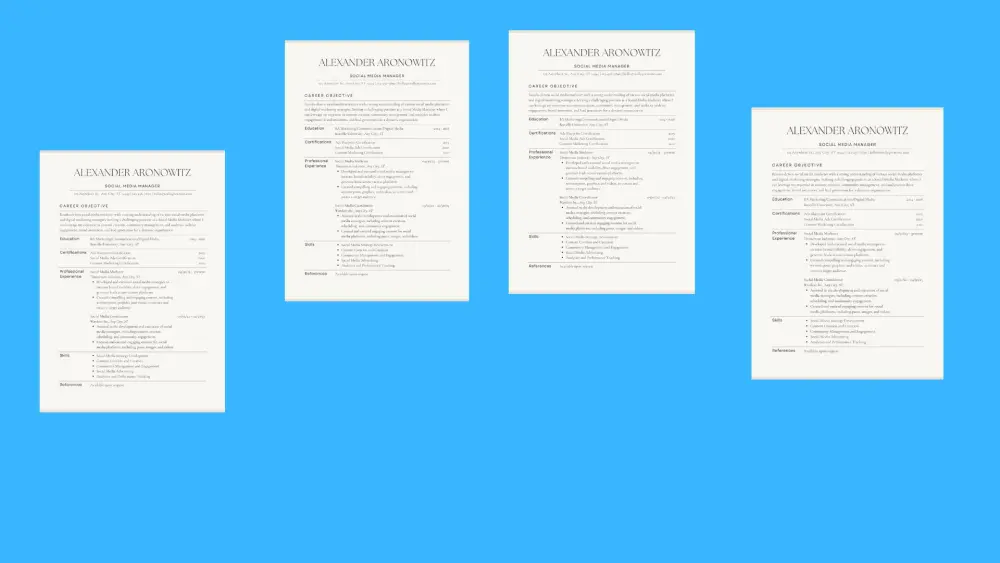 تصميم سيرة ذاتية (CV) احترافية متوافقة مع أنظمة الـ ATS