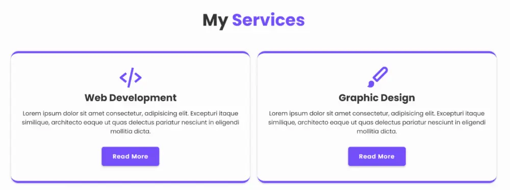 برمجة بورتفوليو(Portfolio) احترافي متجاوب بـ HTML/CSS/JS