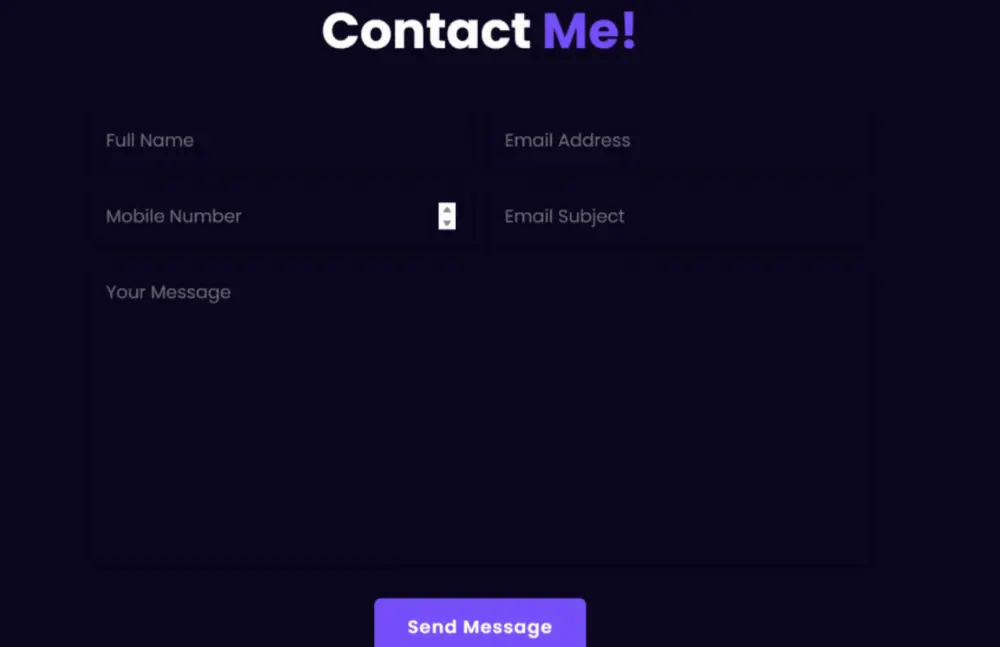 برمجة بورتفوليو(Portfolio) احترافي متجاوب بـ HTML/CSS/JS
