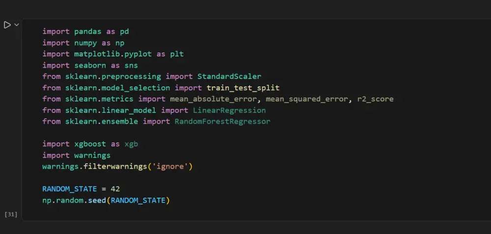 تحليل بيانات العقارات والتنبؤ بأسعار المنازل باستخدام Python