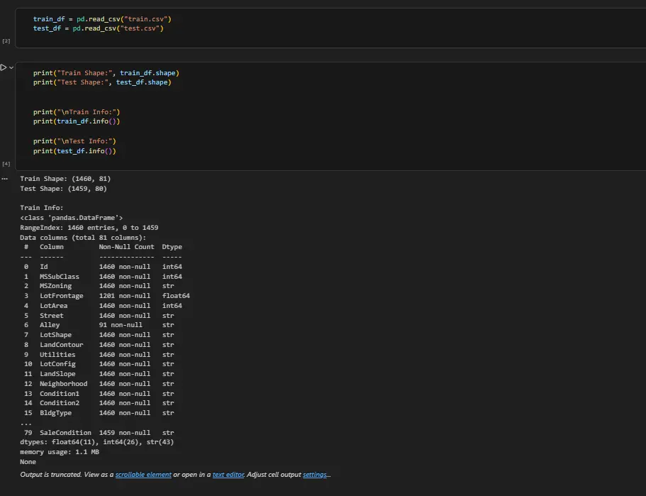 تحليل بيانات العقارات والتنبؤ بأسعار المنازل باستخدام Python