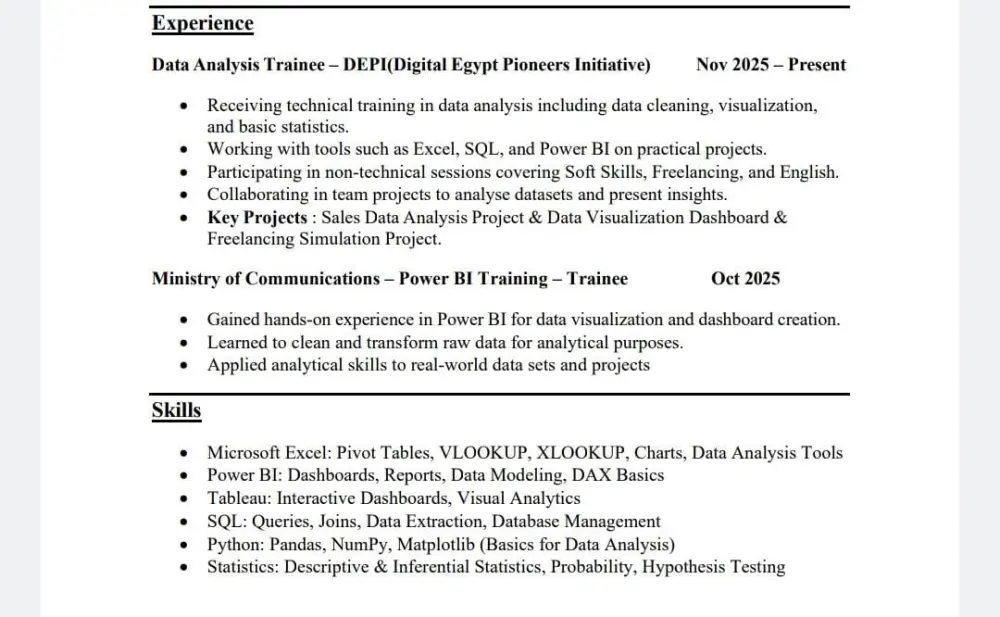 إعداد سيرة ذاتية احترافية متوافقة مع نظام ATS