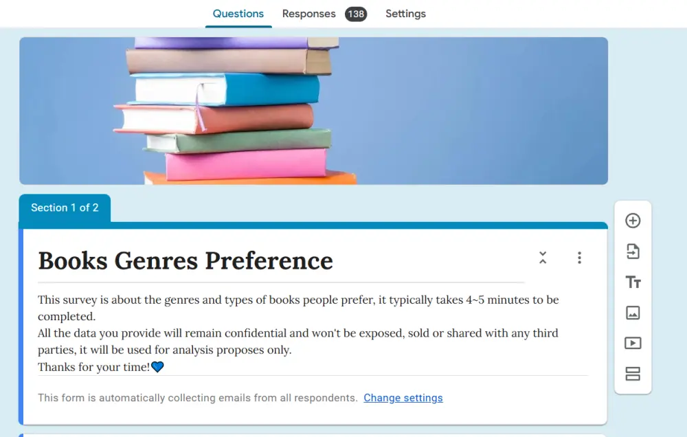 تصميم وتنسيق نماذج جوجل Google Forms