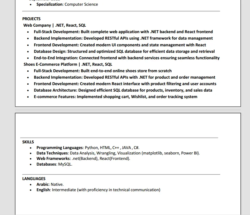 إنشاء CV احترافي ATS Friendly يساعدك في الحصول على مقابلات عمل
