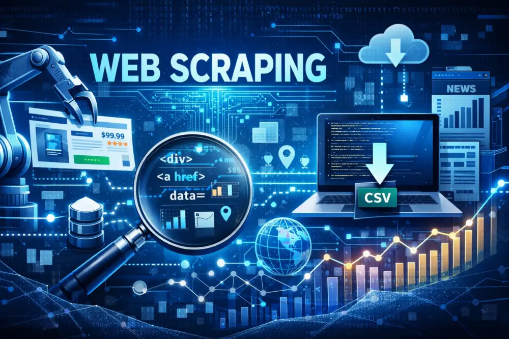 سحب وتحليل البيانات