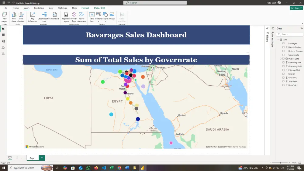 تصميم داشبورد تفاعلي احترافي Excel Dashboard- Power Bi Das