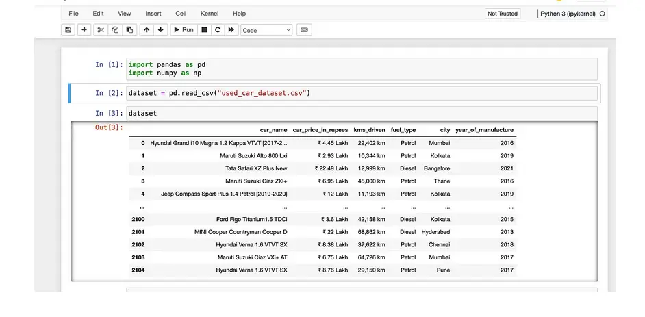 تنظيف وتحليل البيانات باستخدام Python