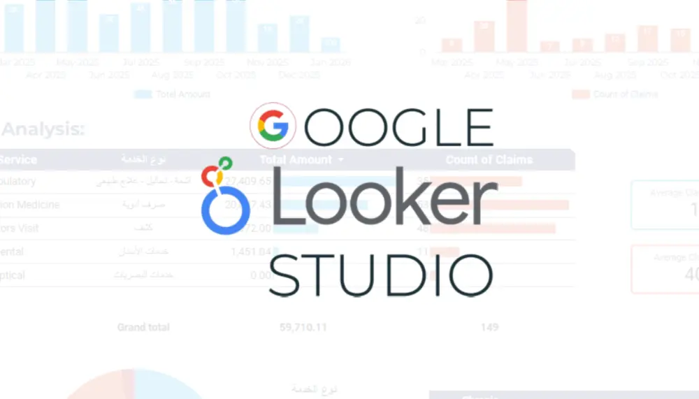انشاء داشبورد Dashboard تفاعلية looker studio