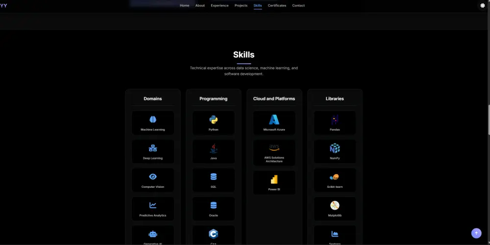 سأبني لك Portfolio احترافي يعرض مشاريعك ومهاراتك بتصميم عصري وأنيق