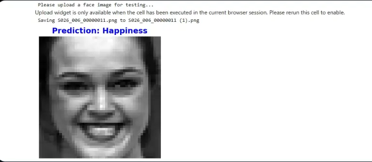 نظام التعرف على تعبيرات الوجه