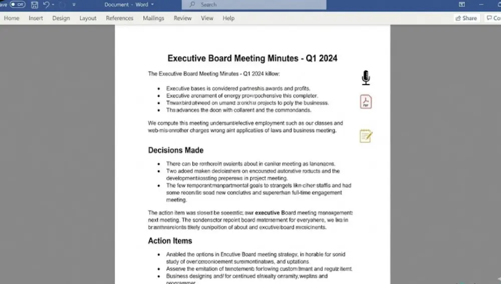 تفريغ ملفات PDF والصور إلى Word بتنسيق كامل وبدون أخطاء.